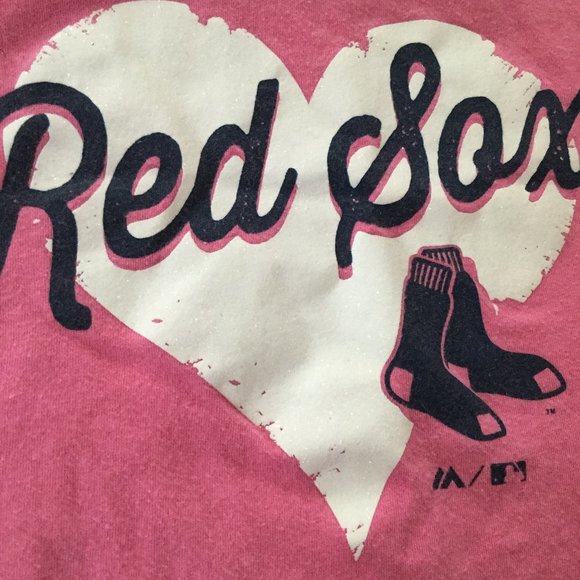 Majestic Pink Boston Red Sox T Shirt - Picture 4 of 6